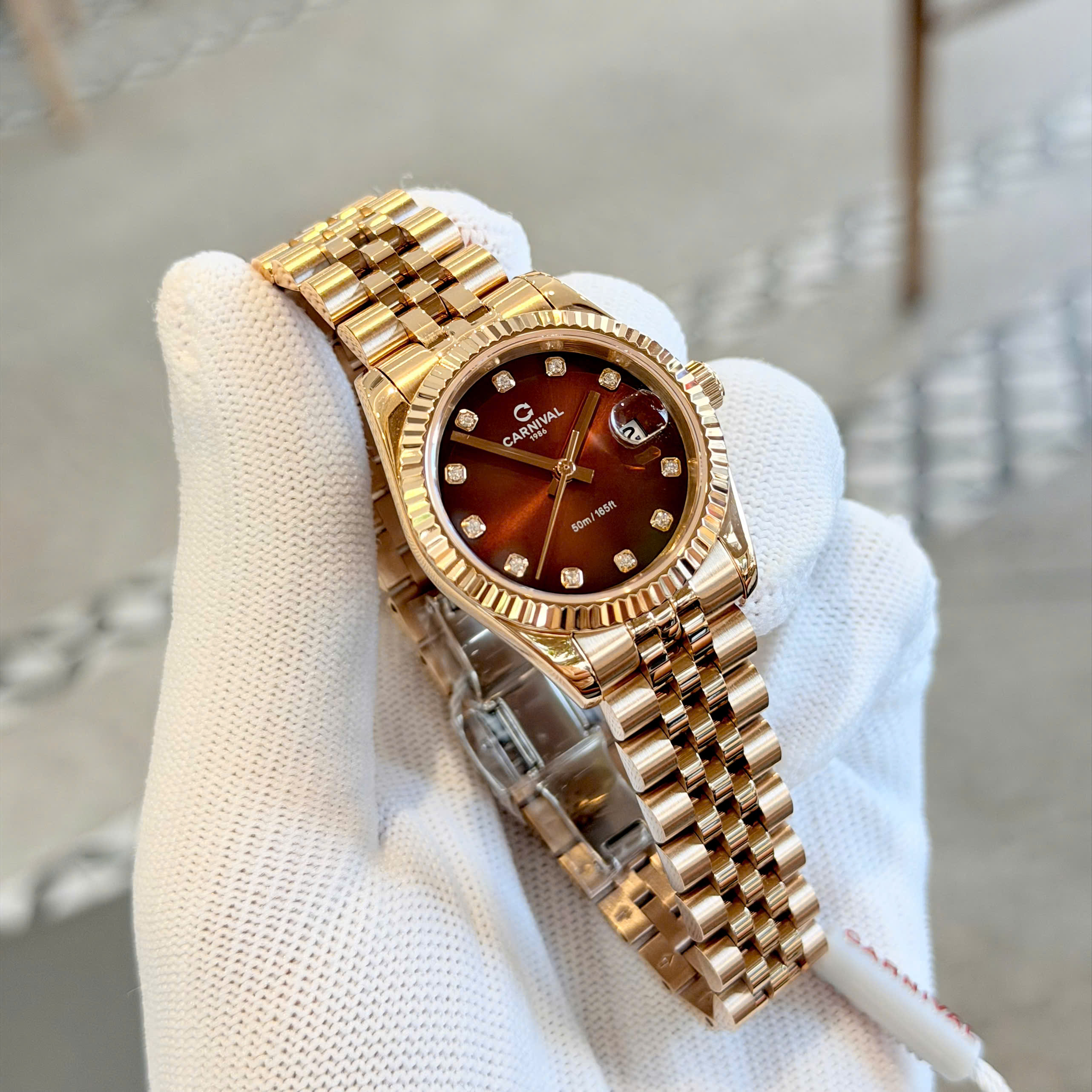 Đồng Hồ Nữ Carnival 8250L Automatic – Size 31mm, Máy Automatic
